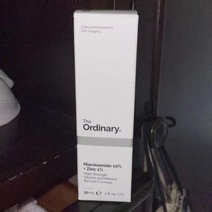 The ordinary niacinamide and zinc
